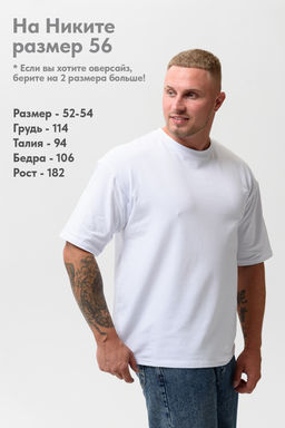 Футболка оверсайз мужская 14414/1