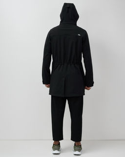 Парка спортивная мужская с капюшоном softshell черного цвета 9565Ch - Mtforce фото 7