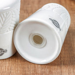 Набор для специй фарфоровый Magistro Сrotone, 2 предмета: солонка, перечница, 90 мл, 67,5 см, цвет белый  фото 8