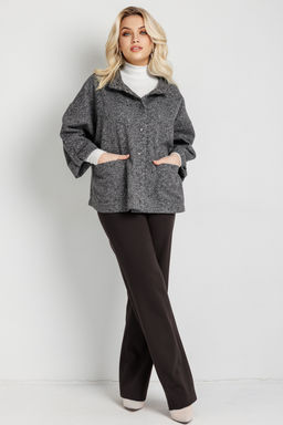 Жакет женский 4498/01/Серый, белый - Rise фото 4