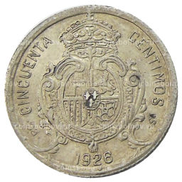 50 сентимо 1926 года Испания