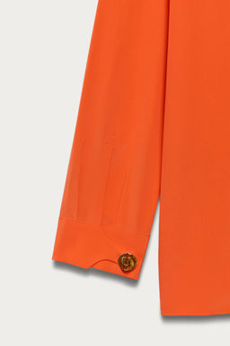 CAMISA SEDA 100% MARISA BERENSON X ZARA / Rojo / Naranja