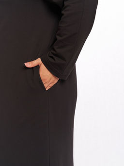 Платье с разрезом спереди PP57102BLK01 - Артесса фото 5