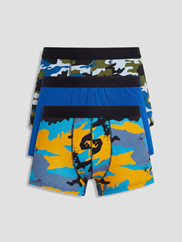 Pamuklu Esnek Erkek ?ocuk Boxer 3l?
