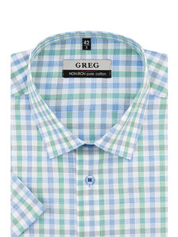 Сорочка мужская короткий рукав GREG 265/201/6122/Z