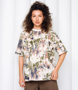 Футболка #КТ1622, бежевый