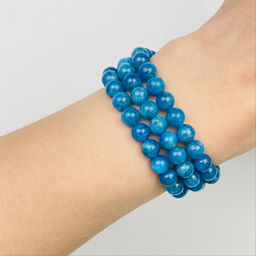 Бусины для украшений из Апатита (60 бусин) 39 см