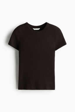 Camiseta en canal? de mezcla de modal