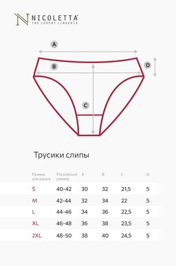 Женские трусы-слипы 7шт. Nicoletta  фото 6