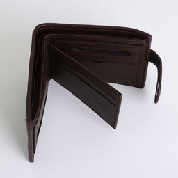 Портмоне мужское на магните, коричневое