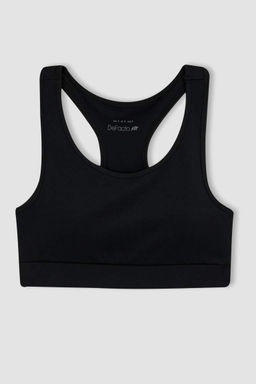 Спортивный бюстгальтер DeFactoFit с воротником-халтером  фото 9