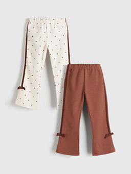 Beli Lastikli K?z ?ocuk Tayt 2li