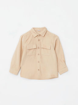 Uzun Kollu Basic Erkek Bebek Kadife G?mlek - Waikiki фото 3