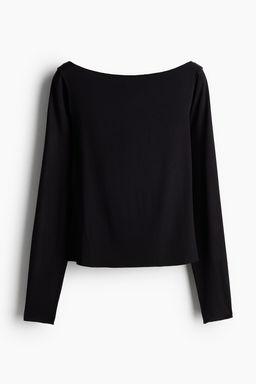 Camiseta con escote barco - H&m фото 6