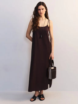 Сарафан изо льна с декоративными бусинами ZR2605012903-27 / Zarina