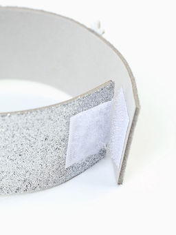 Браслет новогодний Снежинка, серебряный