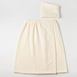 Набор для сауны Экономь и Я парео 68х150 см+чалма, цвет молочный, 340 г/м2  фото 7