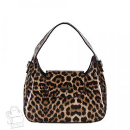 Сумка женская кожаная 9148 leopard brown Velina Fabbiano-Safenta в Новосибирске