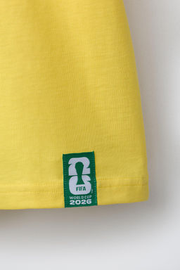 CAMISETA ESTAMPADO BRASIL FIFA WORLD CUP  2026 / Amarillo