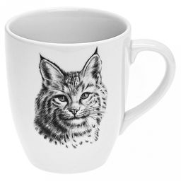 Кружка фарфоровая Рысь 300мл, д8,3см, h9,7см, форма Челси (Беларусь) - Домашняя мода фото 2