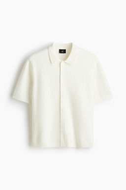 Camisa en punto texturizado Regular Fit