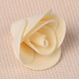 Набор цветов для декора «Роза», из фоамирана, d=2 см, 10 шт., бежевый