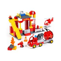 Конструктор Макси - Пожарная станция (81 элемент) (в коробке) - Полесье фото 3