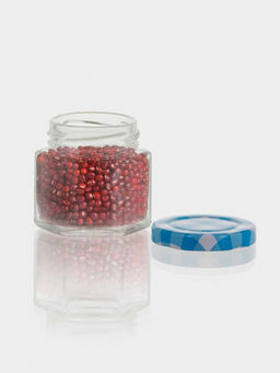 Цена за 2 шт. Банка для сыпучих продуктов «Классика», 65 мл, 5.5×5.4 см, с металлической крышкой, стекло