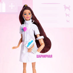 Кукла модель Ветеринар с аксессуарами, МИКС - Simaland фото 2
