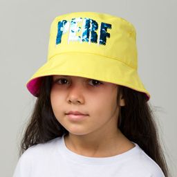 PELICAN, панама для девочек, Желтый