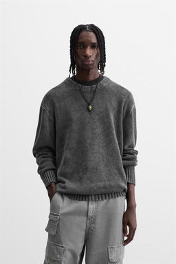 TEXTURED WASHED SWEATER - Zara фото 19