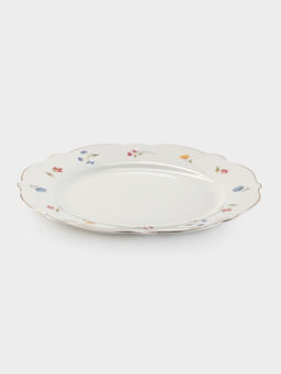 Тарелка WY Flowers song, d=20 см, фарфор, белая