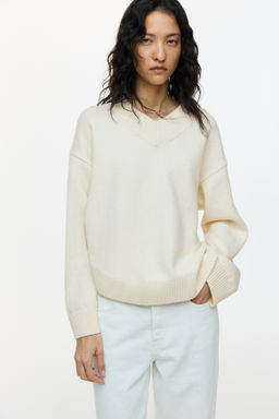 Jersey con escote en V - H&m фото 5