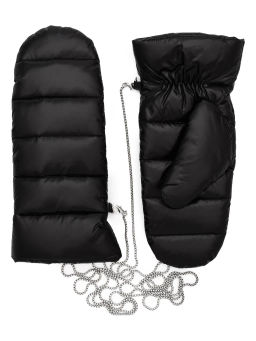 Рукавицы женские флис IS8534 black - Eleganzza фото 5