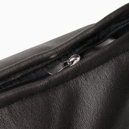 Чехол на подушку Этель кожзам 45*45 см, черный  фото 3