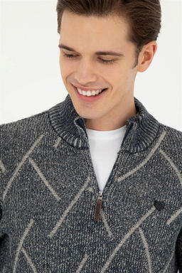 Мужской темно-синий свитер - U.s. polo assn фото 2