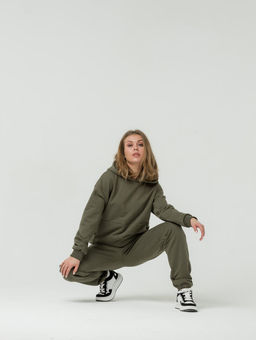 Футер 3х нитка ВЫСОКОЕ КАЧЕСТВО ПЕНЬЕ костюм женский - Knitka wear фото 8
