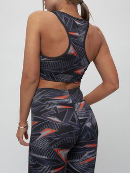 Костюм для фитнеса женский темно-серого цвета 2923TC - FUYOUKAI фото 15