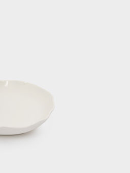 Тарелка суповая, 22х4 см, 600 мл, фарфор P, белая, Волнистый край, White ocean - Anna lafarg фото 7