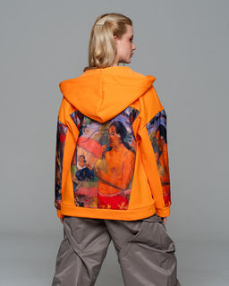 Толстовка с органзой и стразами,футер на флисе - Sahar art lab фото 4