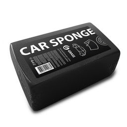 Губка автомобильная Grass прямоугольная 190×110×55 мм черная  фото 2