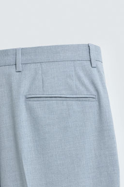 SLIM FIT SUIT TROUSERS - Zara фото 8