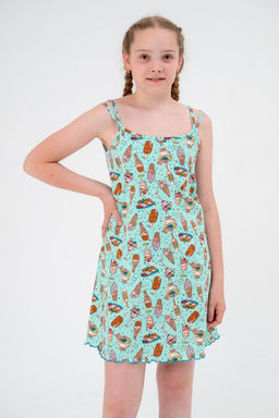 Ночная сорочка детская из кулирки Оливия мороженное - Амадэль фото 5