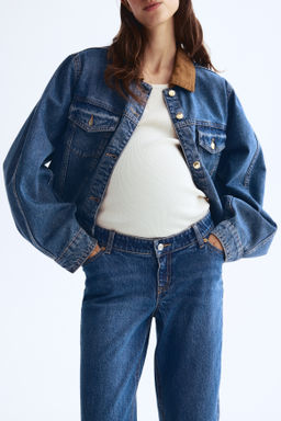 MAMA Before & After Straight Low Ankle Jeans - H&m фото 7