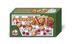 Лото "Русское" (00037) деревянные бочонки "Десятое королевство"