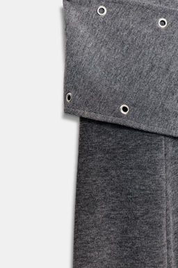 SOFT STUDDED MIDI SKIRT - Zara фото 6