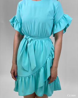 Платье Селин (тиффани) - Nadi bordo фото 4