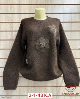 Свитер женский с цветочками - Bruno фото 7