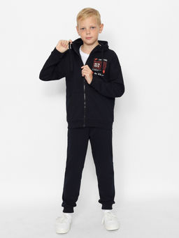 CRB wear/CWJB 63670-22-383 Толстовка для мальчика,черный/Ex.Cherubino  фото 4