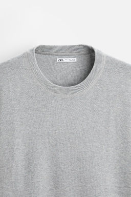 TEXTURED COTTON SWEATER - Zara фото 17